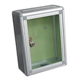 thumbnail image 1 of Abbracc Lockable Wall Mount Mailbox Letterbox Multi Functional Post Box Letter Magazines Upper Access, 1 of 8