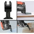 thumbnail image 4 of TECHTONGDA Oscillating Multitool Quick Release Saw Blade for Cutting Wood PVC Pipes Copper 20pcs, 4 of 5