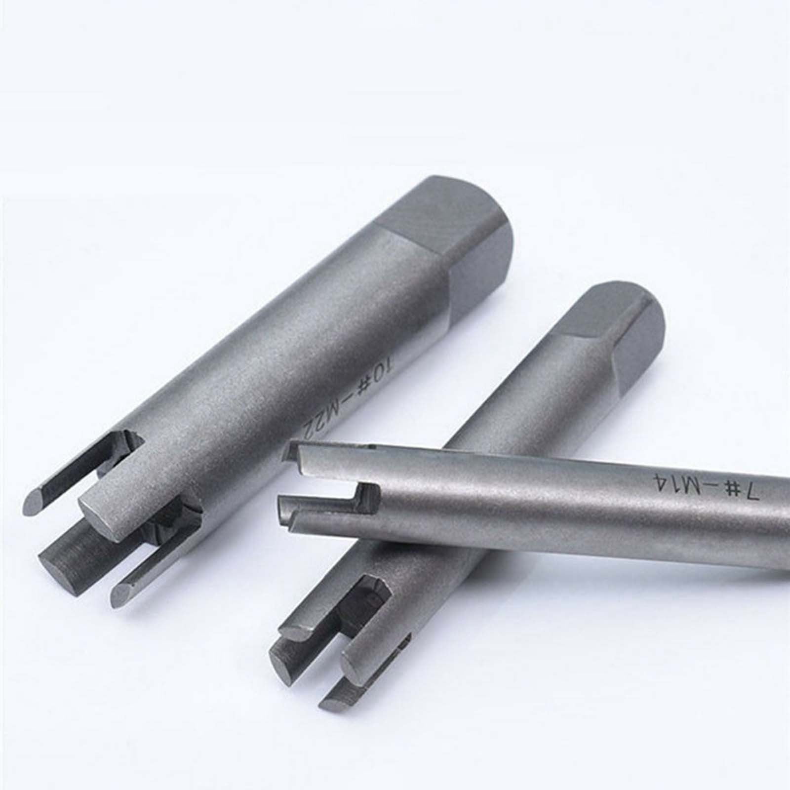 Broken Tap Extractor Set, Professional Stripped Screw & Tap Removal Tool Kit - Blue