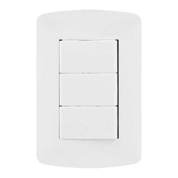 Interruptor Sencillo Leviton Blanco Plastico