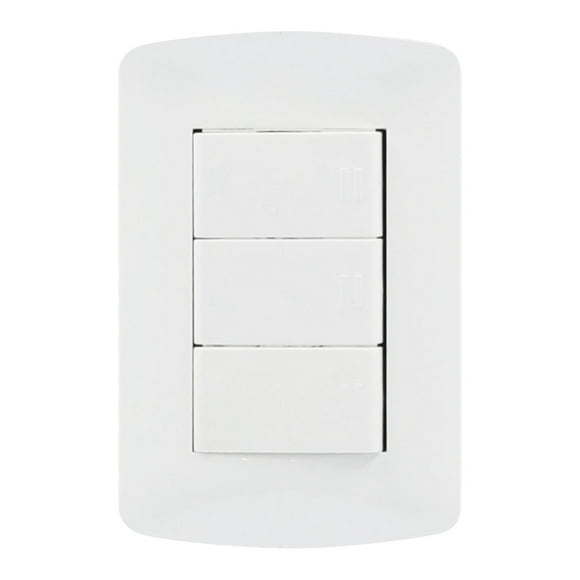 Interruptor Sencillo Leviton Blanco Plastico