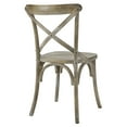 thumbnail image 4 of Side Dining Chair, Grey Gray, Wood, Kitchen Cafe Bistro Hospitality Restaurant, Modern Contemporary HB33835, 4 of 11
