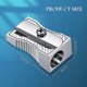 thumbnail image 2 of Metal Mini Pencil Sharpeners Single Hole Aluminum Alloy Handheld Sharpener Metal Sharpener for Most Size Pencils Adult and Kids (4 Pieces), 2 of 5