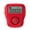 Red, variant on PatungKu Ergonomic Handheld ABS Digital Tally Counter with USB Charging for Easy Operation