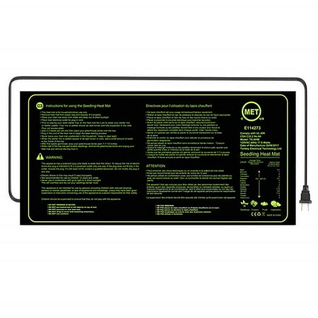 

Waterproof Seedling Heating Mat PVC Plant Warming Mat Protective Greenhouse Heating Pad for Germination Hydroponic Reptile