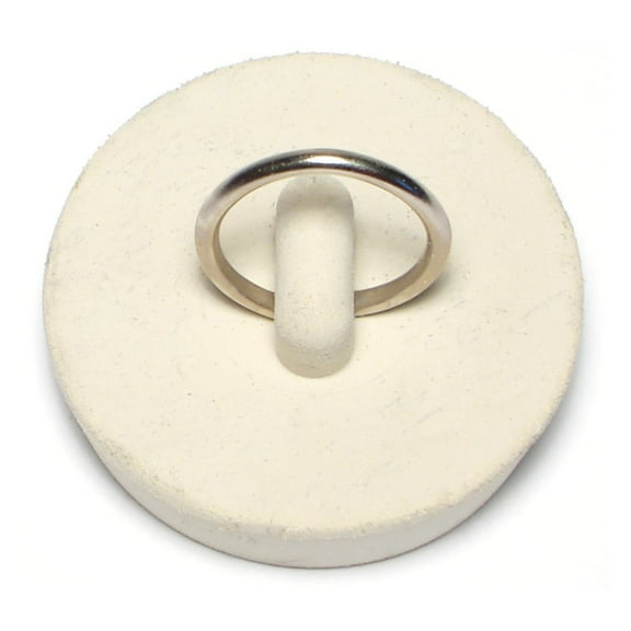 1-5/8" x 0.4" White Rubber Stoppers STPRW-097 (2 pcs.)