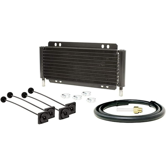 Cobra-Tek Universal Transmission Oil Cooler 11" X 4.25" Black Finish