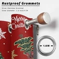 thumbnail image 2 of Outdoor Curtains for Patio Waterproof, Red Christmas Outdoor Privacy Panels Grommet, Xmas Tree Snowflake Stars Farmhouse Blackout Outside Curtains for Porch/Cabana/Pergola/Gazebo 54"x95", 2 Panels, 2 of 8