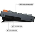 thumbnail image 3 of Keychron K4 Wireless Bluetooth/USB Wired Gaming Mechanical Keyboard, Compact 100 Keys RGB LED Backlit Gateron Brown Switch N-Key Rollover, Aluminum F, 3 of 9