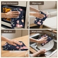 thumbnail image 5 of 6 Pcs Funny Kitchen Towels,Pioneer Flower Floral Print Pattern Microfiber Dish Towels,Kitchen Tea Towels,Kitchen Towel Set (18" X 26"), 5 of 7