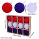 thumbnail image 3 of Conjunto de decoraciones de estrellas colgantes flocadas del Día de la Independencia | 6cm Adornos Patrióticos Rojo, Blanco, Azul | Decoración de fiestas en casa | Paquete de 12 piezas | Decoración, 3 of 6