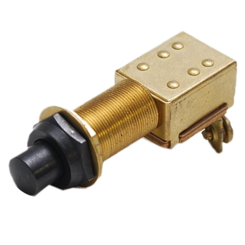 Malibu Boat Horn Push Button Switch 3936103 | Momentary Brass