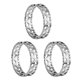 thumbnail image 3 of Fiudx Anillo de Corazón, Elegante Anillo de Acero a La Moda, Anillo de Diseño para Pareja, Combinación Versátil de Joyas, para Uso Diario En Ocasiones Especiales, Regalo Perfecto para Seres Queridos,, 3 of 5