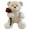 Khaki-9.84Inch, variant on 9.84Inch Valentines Brown Teddy Bear Holding Rose Stuffed Animals Plush Toys, Kawaii Soft Plush Doll for Her/Girlfriend Lover Mom Teens Valentines Day Christmas Anniversary Gifts