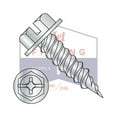 thumbnail image 2 of #10 x 1 1/4" Self-Piercing Screws | Combo (Slot | Phil) | Hex Washers Head (1/4" AF) | Steel | Zinc (Quantity: 3000), 2 of 3