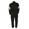 thumbnail image 4 of RaceQuip 120002RQP 120 Series 1-Pc Driving Suit SFI 3.2A/5 Black/White Small, 4 of 4