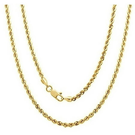A 14kt Yellow Gold Rope Chain, 20