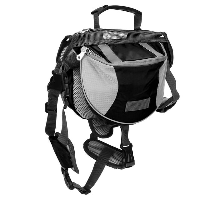 Bolsa de Sillín para Perros Ajustable, Alforja Con Arnés con Bolsillos Latales de Seguridad Bolsa de Sillín para Para Perros para USAR MOCHILA PARROS PARROS BOLSA DE
