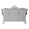 thumbnail image 4 of ACME Versailles Loveseat in Ivory Velvet & Bone White, 4 of 5