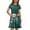 #A05-Army Green, variant on XADYUY Girls Summer Dress Size 14-16 Casual A-Line Short Sleeve Vintage Floral Skater Dresses Cute Flare Crew Neck Swing Twirly Sundress with Pockets for 4-14t Kids,Beige 13-14 Years