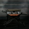 thumbnail image 2 of 2-Burner 28" Propane Flat Top Grill with Flex-fold Legs, Gray, 2 of 12