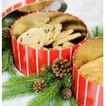 thumbnail image 2 of Decorae Red Striped Cookie Tins (2-pack, 7.75 x 3.6 Inches); Round Baked Goods and Cake Tins for Special Occasions, Christmas, Valentines Day and More, 2 of 10