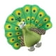 thumbnail image 4 of Juguete de pavo real de peluche, adorable pavo real de peluche, juguete de pavo real de dibujos animados para niños, juguete de pavo real simulado, 4 of 6