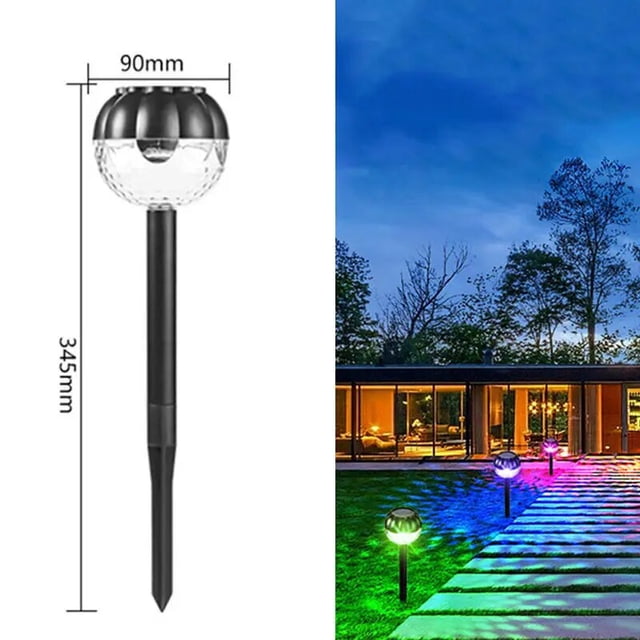Luces LED solares para exteriores, decoración de jardín, impermeable, iluminación de paisaje, camino, Patio, césped, Patio, entrada decorativa
