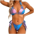 thumbnail image 2 of WREESH Maillot de Bain à Motif Coloré Imprimé pour Femme, 2 of 9