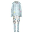 thumbnail image 4 of Cinnamoroll Unisex Onesie Pajamas Zipper Jumpsuit Hooded One Piece Sleepwear for Family Mens Womens, 4 of 8