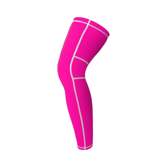 Silicone Protective Basketball Knee Pads - Extended Breathable Thigh-Calf Pants, With Silicone Lining For Impact Protection, Designed For Outdoor Badminton Cycling Running,