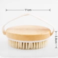 thumbnail image 5 of Cepillo corporal para cepillado húmedo o seco - Exfoliante suave para una piel más suave y brillante - Deshágase de la celulitis y la piel seca, mejore su circulación -, 5 of 5