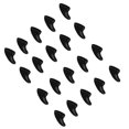 thumbnail image 4 of 20 Pcs/ensemble Couvre-Griffes pour Animaux, Capuchon de Protection en Résine avec Colle, Fournitures pour Animaux, Noir, G, 4 of 9