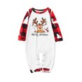 thumbnail image 3 of Odeerbi Christmas Pajamas for Family Holiday Long Sleeve Family Christmas Pajamas Matching Sets Infant Christmas Plaid Printed Blouse Tops + Pants Sleepwear Family Matching PJs Set Red, 3 of 6