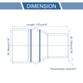 thumbnail image 3 of Conjuntos Únicos 1 Set 127mm/5" Longitud Manguera de Silicona Hump Acoplador Manguera de Silicona con Abrazaderas Manguera Hump Manguera de Refrigerante Universal Negra 70mm/2.76"-80mm/3.15" ID, 3 of 7