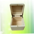 thumbnail image 3 of WHAMVOX 1Pack Jewelry Storage Box Wood Khaki Color for Family Dressing Table, 3 of 8