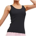 thumbnail image 5 of Generic Crop Workout Tops for Women Tank Athletic Running Shirts Mesh Yoga Tops Gym Sleeveless Clothes, 5 of 7