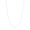 White, variant on 10K White Gold 20" 0.42mm Box Chain Necklace w/ 5mm Spring Ring - Women