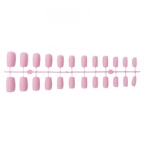 RAGUPEL 24Pcs Glue on Nails for Women,Pink Nails Press Ons Short,Matte Design Cute Nails,Nails Press on for Daily Life,Style2