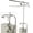 Polished Chrome, variant on Kingston Brass CCK1141PX Vintage Tub Wall Mount Clawfoot Tub Faucet Package with Shower Enclosure and Hand Shower, Polished Chrome