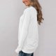 thumbnail image 3 of Camiseta de manga larga con cuello alto de color sólido informal a la moda para mujer Fridja  fksj2809, 3 of 6