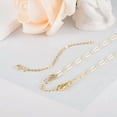 thumbnail image 6 of Alexcraft Gold Plated Necklace Extenders, 14K Gold Chain Extenders with Lobster Clasp, Durable Plated Necklace Bracelet Anklet Extension Chains (1 2 3 Inches, 3PCS), 6 of 6