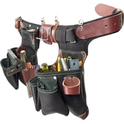 Occidental Leather B9588 Adjust-to-Fit Green Building Tool Belt Set - Black