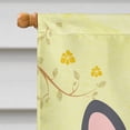 thumbnail image 3 of Caroline's Treasures BB6012CHF Easter Eggs French Bulldog Black White Flag Canvas House Size , Large, multicolor, 3 of 4