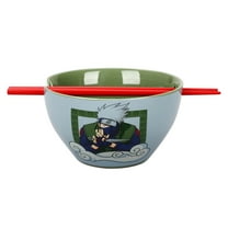 Naruto Kakashi 20 oz Ramen Bowl With Chopsticks