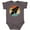 Charcoal Grey, variant on Inktastic Space Rocket Retro Sunset Boys or Girls Baby Bodysuit
