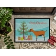 thumbnail image 3 of Caroline's Treasures BB9255JMAT Oberhasli Goat Christmas Door Mat, Indoor Rug or Outdoor Welcome Mat 24x36 Doormat ,, 3 of 4