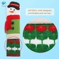 thumbnail image 4 of Deago 3pcs Christmas Refrigerator Door Handle Covers, Santa Snowman Kitchen Appliance Handle Covers Fridge Microwave Oven Dishwasher Door Handle Protector Holiday Decorations, 4 of 9
