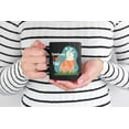thumbnail image 2 of Somebunny Loves You, Easter Bunny Cup, Black 11oz Ceramic Mug, 2 of 5