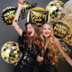 thumbnail image 4 of Set de globos Villorem, 7 unidades, feliz año nuevo 2026 con cinta, 4 of 7